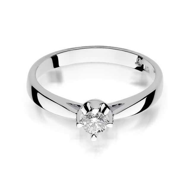 Inel Aur 14K cu Diamant Natural 0.20 ct, imaginea 5 din 11