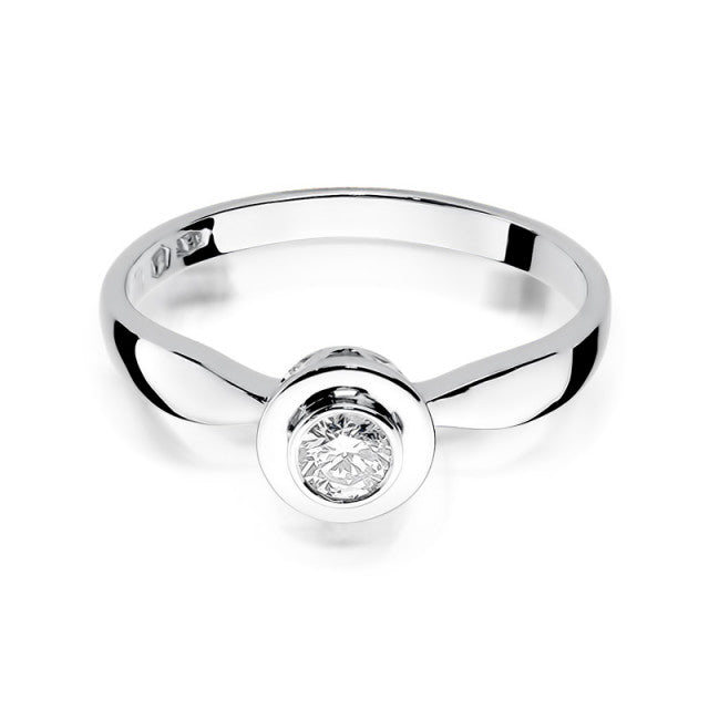 Inel Aur 14K cu Diamant Natural 0.20 ct, imaginea 5 din 11