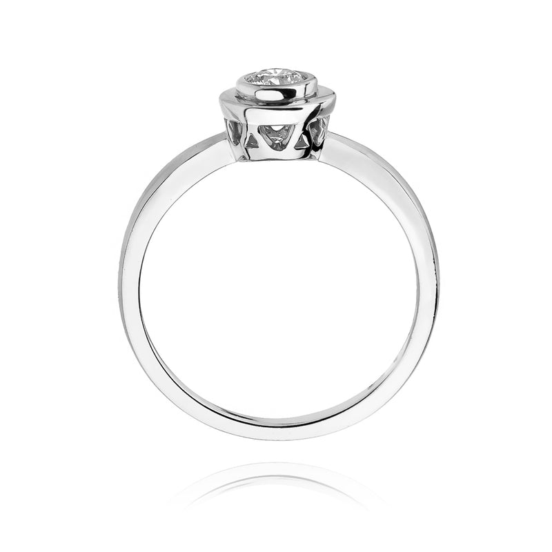 Inel Aur 14K cu Diamant Natural 0.20 ct, imaginea 6 din 11