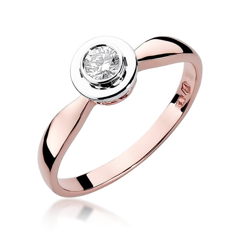 Inel Aur 14K cu Diamant Natural 0.20 ct, imaginea 8 din 11