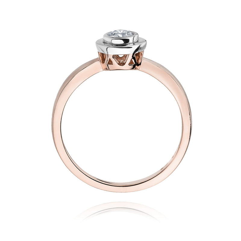 Inel Aur 14K cu Diamant Natural 0.30 ct, imaginea 7 din 11