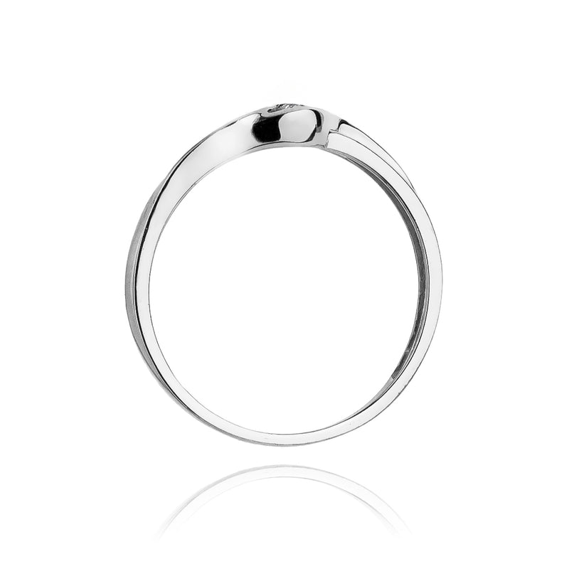 Inel Aur 14K cu Diamant Natural 0.04 ct, imaginea 6 din 11