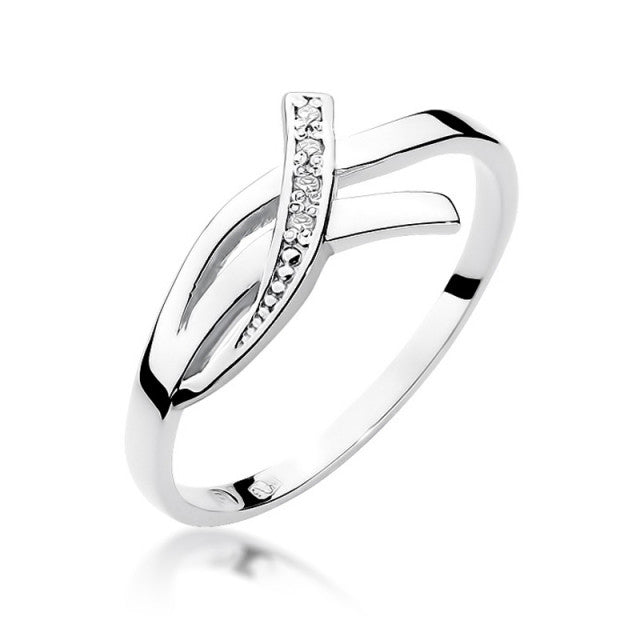 Inel Aur 14K cu Diamante Naturale 0.02 ct, imaginea 4 din 11