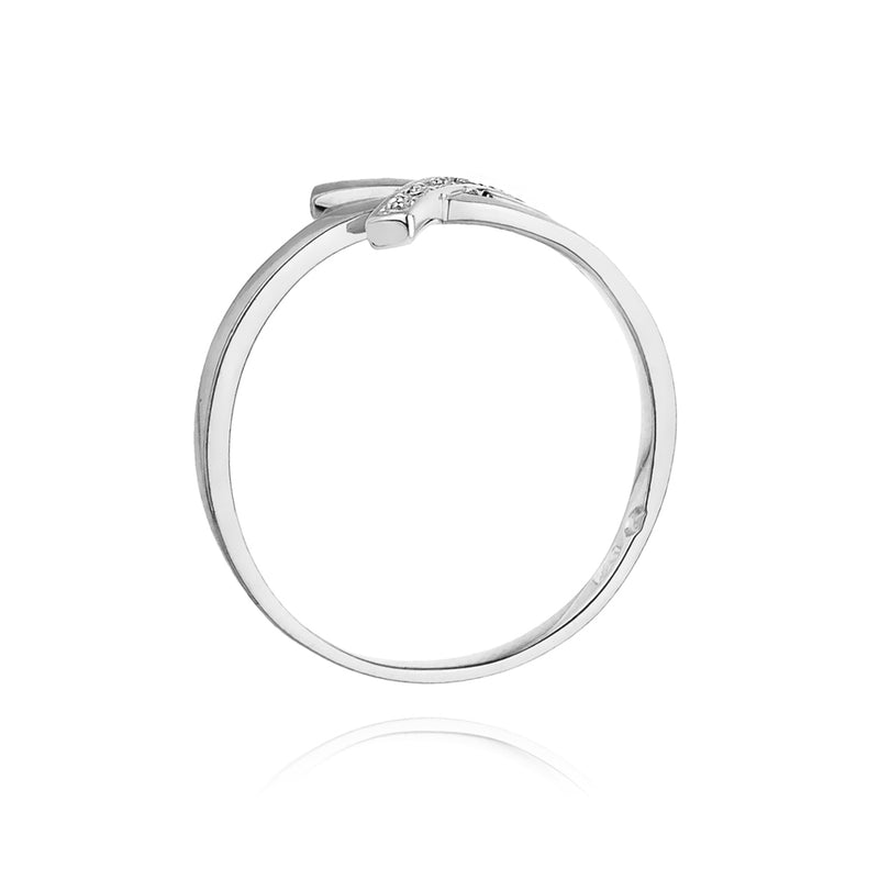 Inel Aur 14K cu Diamante Naturale 0.02 ct, imaginea 6 din 11