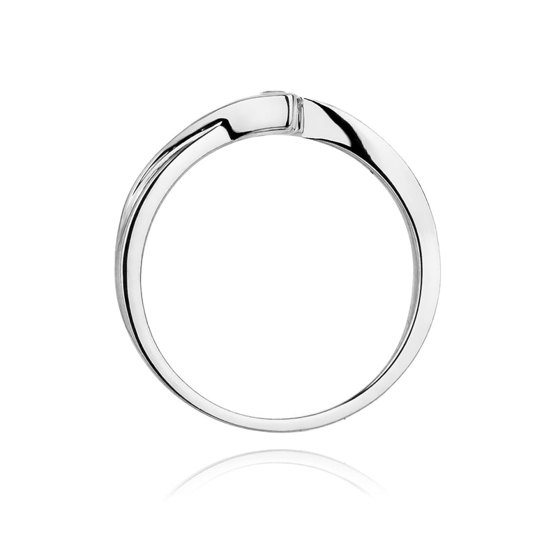 Inel Aur 14K cu Diamant Natural 0.10 ct, imaginea 6 din 11