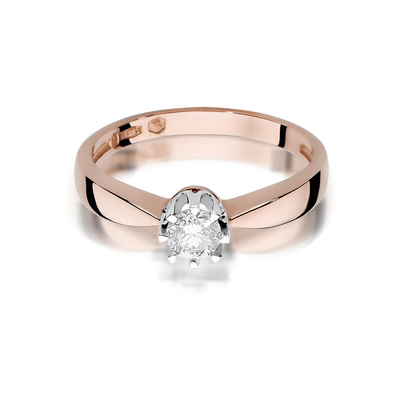 Inel Aur 14K cu Diamant Natural 0.30 ct, imaginea 9 din 10