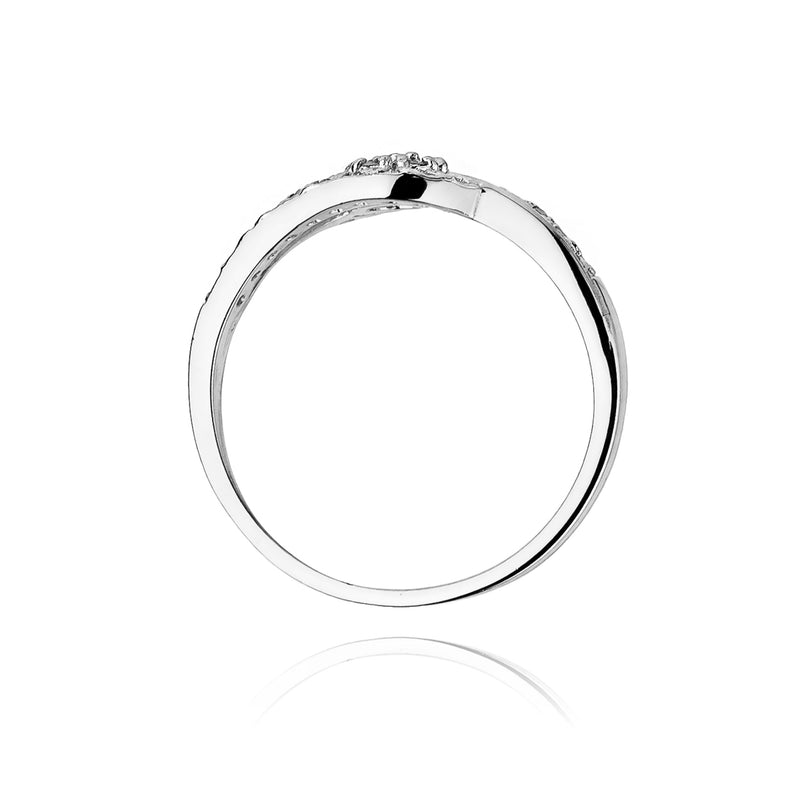 Inel Aur 14K cu Diamante Naturale 0.17 ct, imaginea 6 din 11