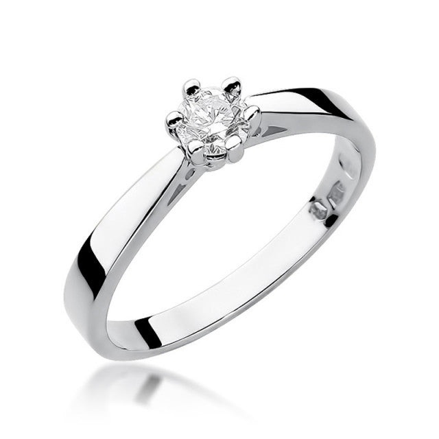 Inel Aur 14K cu Diamant Natural 0.25 ct, imaginea 4 din 9