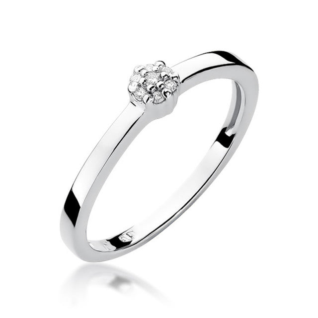 Inel Aur 14K cu Diamante Naturale 0.04 ct, imaginea 4 din 11