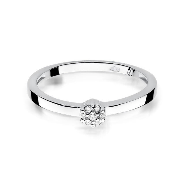 Inel Aur 14K cu Diamante Naturale 0.04 ct, imaginea 5 din 11