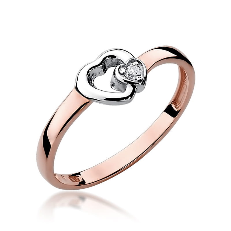 Inel Aur 14K cu Diamant Natural 0.02 ct, imaginea 11 din 11