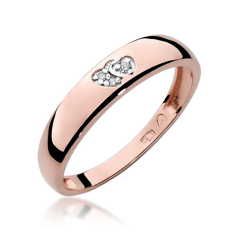 Inel Aur 14K cu Diamante Naturale 0.02 ct, imaginea 8 din 11