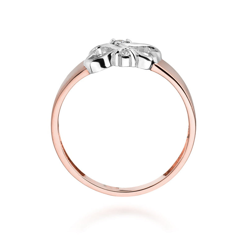 Inel Aur 14K cu Diamante Naturale 0.04 ct, imaginea 10 din 11