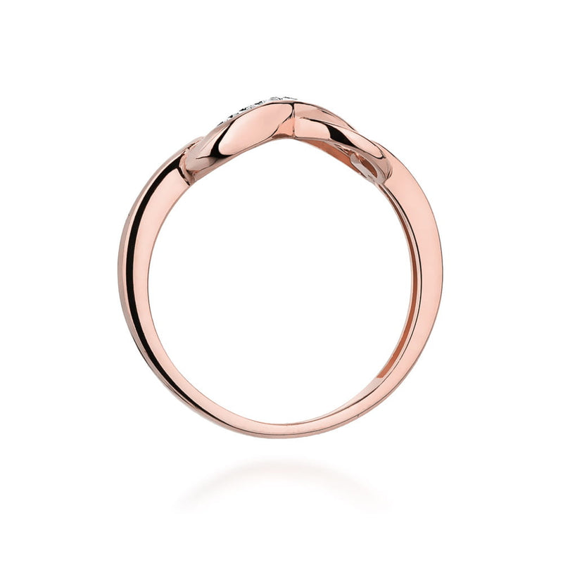 Inel Aur 14K cu Diamante Naturale 0.04 ct, imaginea 10 din 11