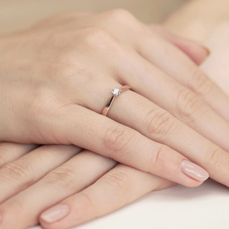 Inel Aur 14K cu Diamant Natural 0.30 ct, imaginea 11 din 11