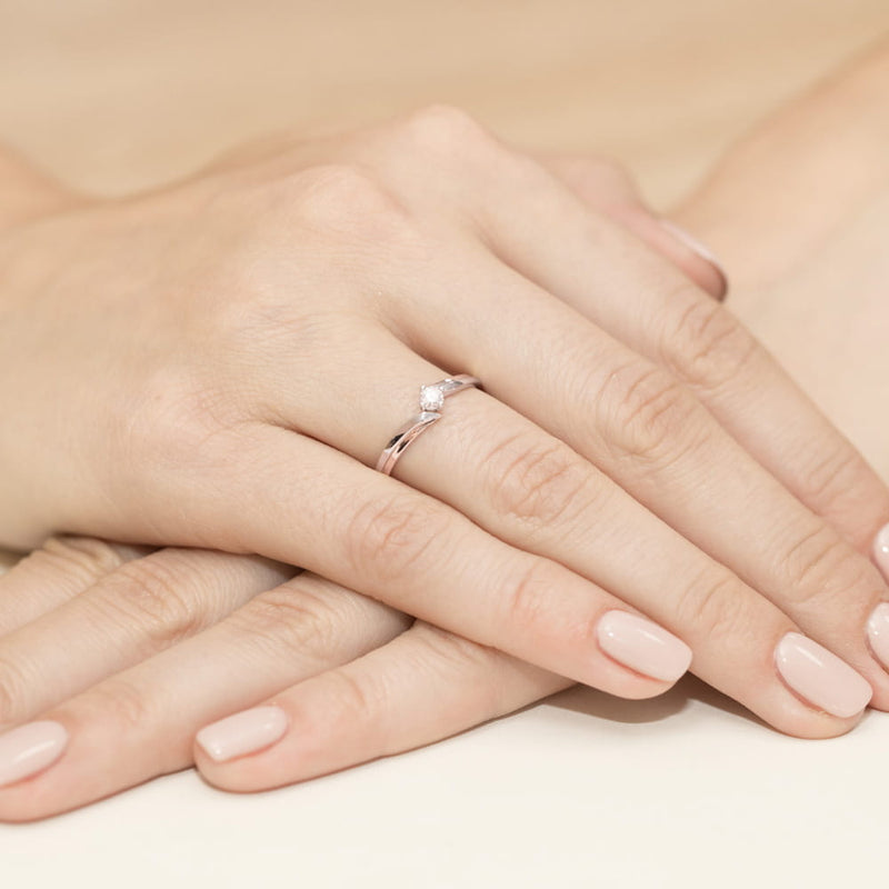 Inel Aur 14K cu Diamant Natural 0.25 ct, imaginea 11 din 11