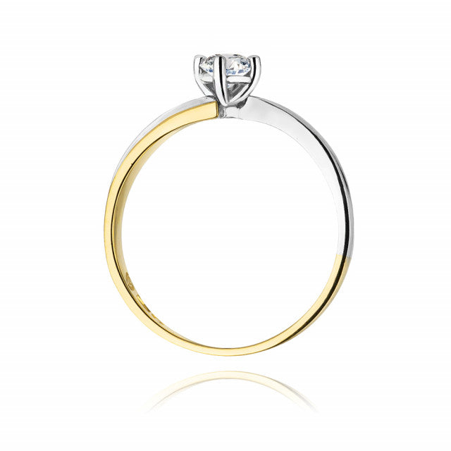 Inel Aur 14K cu Diamant Natural 0.25 ct, imaginea 3 din 11