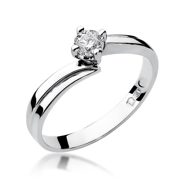 Inel Aur 14K cu Diamant Natural 0.25 ct, imaginea 4 din 11
