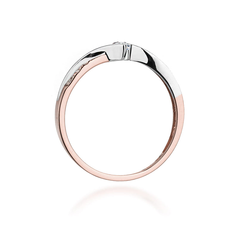 Inel Aur 14K cu Diamante Naturale 0.16 ct, imaginea 10 din 11