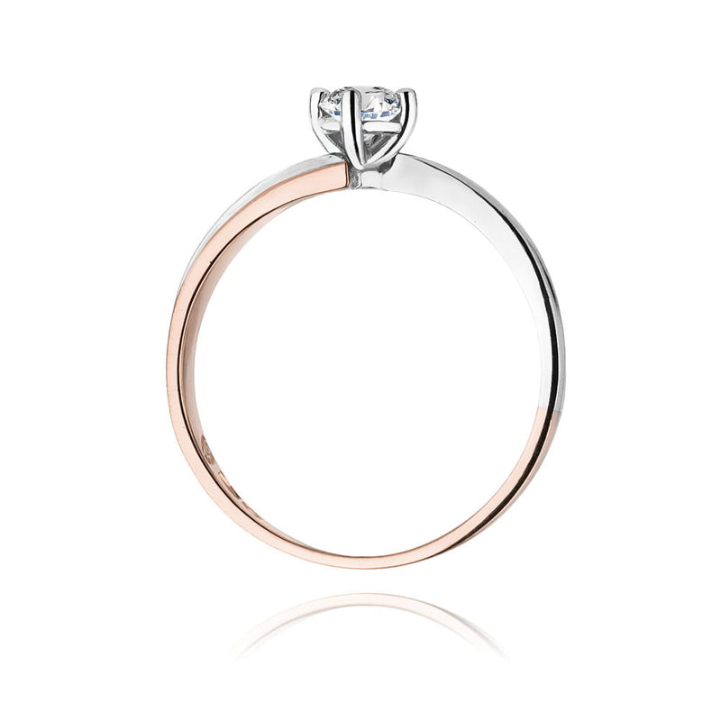 Inel Aur 14K cu Diamant Natural 0.30 ct, imaginea 7 din 11
