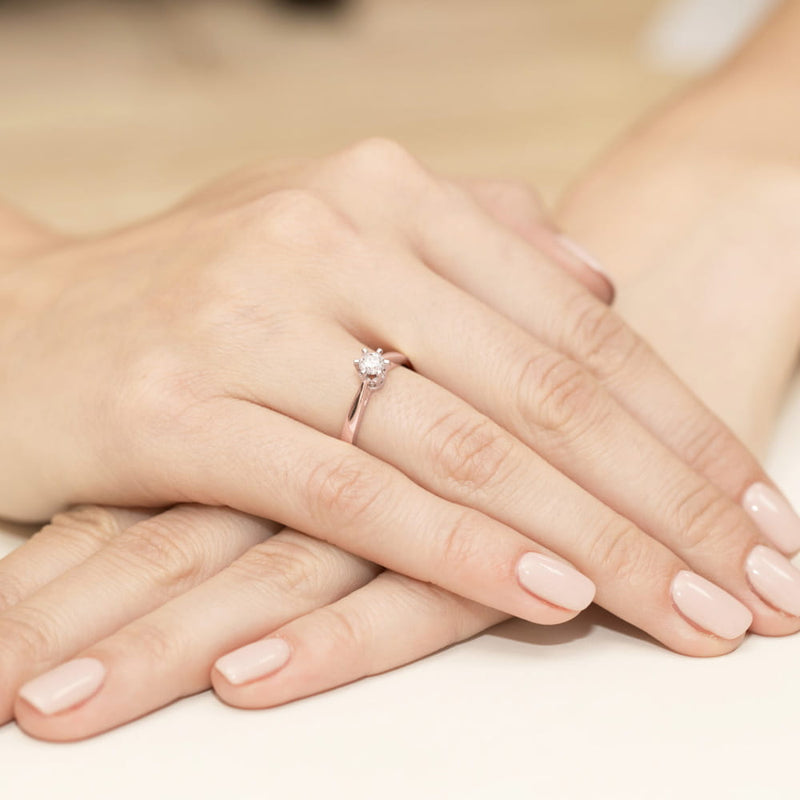 Inel Aur 14K cu Diamant Natural 0.25 ct, imaginea 11 din 11