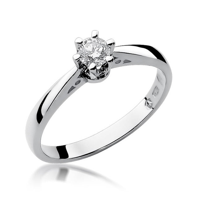 Inel Aur 14K cu Diamant Natural 0.25 ct, imaginea 4 din 11