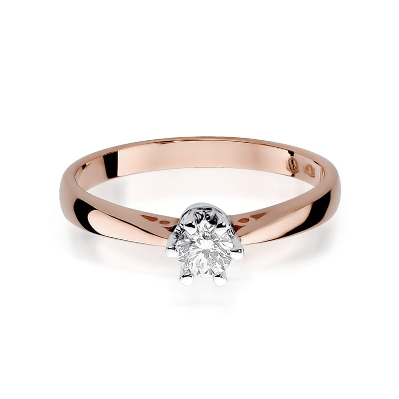 Inel Aur 14K cu Diamant Natural 0.25 ct, imaginea 9 din 11