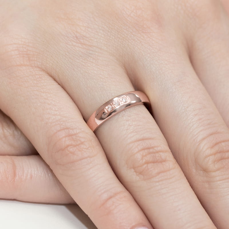Inel Aur 14K cu Diamante Naturale 0.04 ct, imaginea 11 din 11