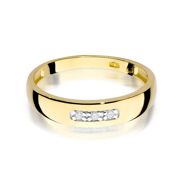 Inel Aur 14K cu Diamante Naturale 0.04 ct, imaginea 2 din 11