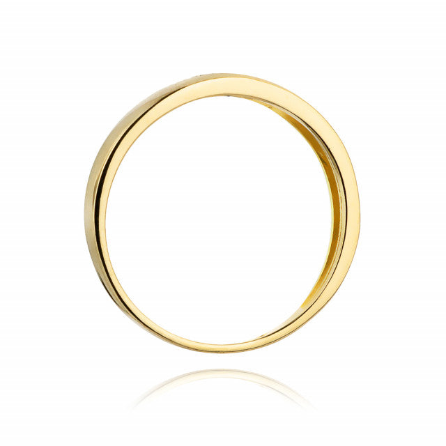 Inel Aur 14K cu Diamante Naturale 0.04 ct, imaginea 3 din 11