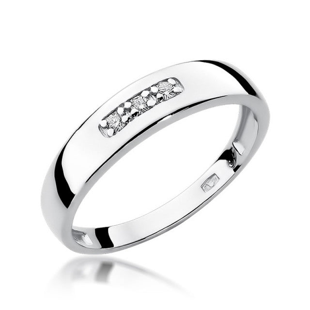 Inel Aur 14K cu Diamante Naturale 0.04 ct, imaginea 5 din 11