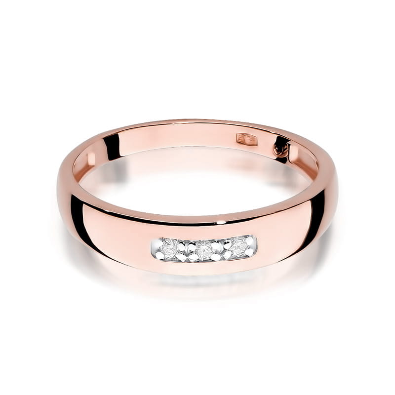 Inel Aur 14K cu Diamante Naturale 0.04 ct, imaginea 9 din 11