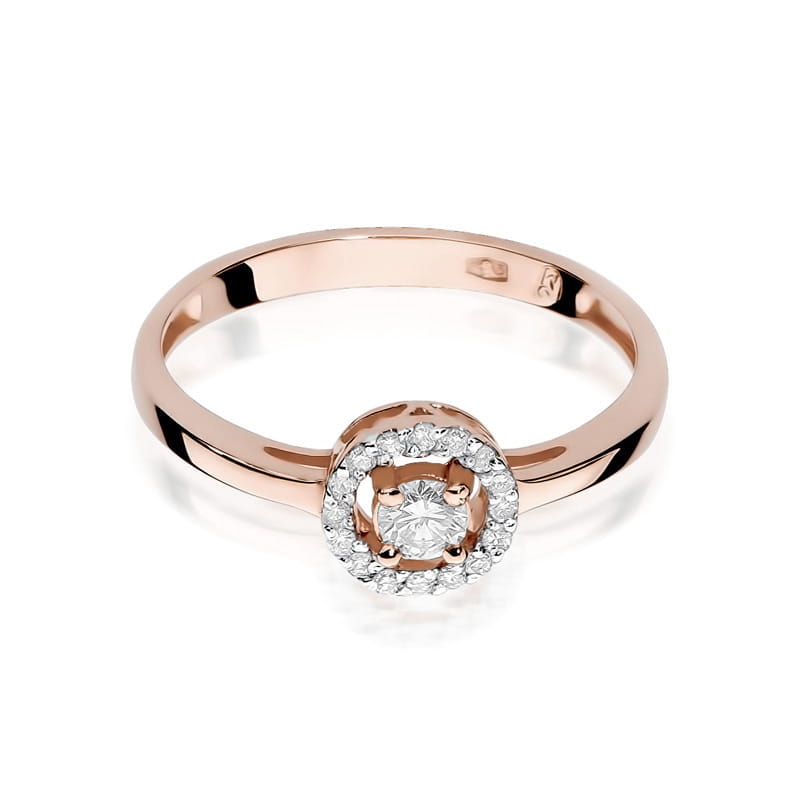 Inel Aur 14K cu Diamante Naturale 0.20 ct, imaginea 9 din 11