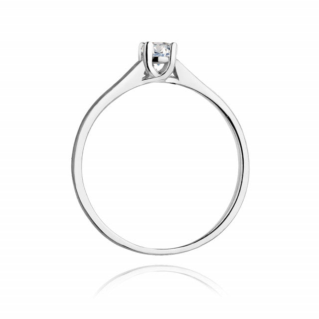 Inel Aur 14K cu Diamant Natural 0.20 ct, imaginea 6 din 11