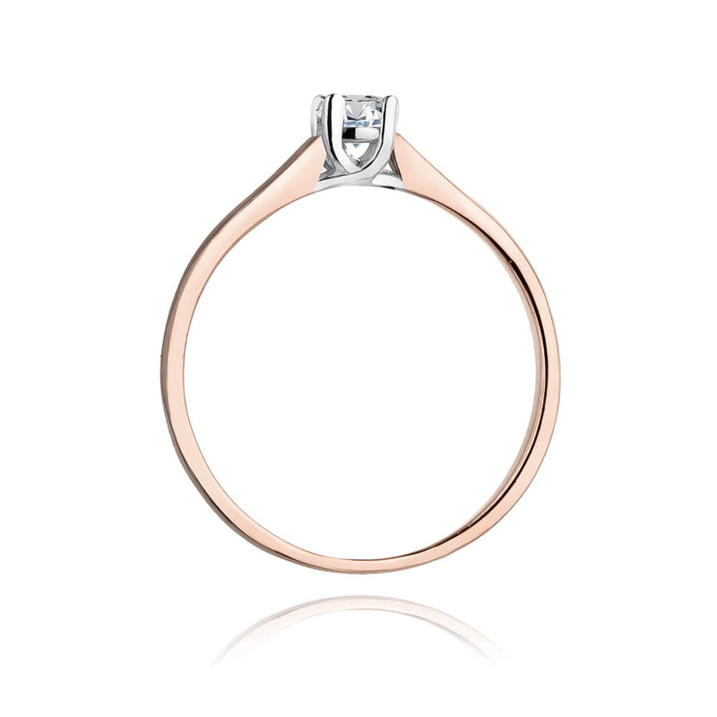 Inel Aur 14K cu Diamant Natural 0.20 ct, imaginea 10 din 11