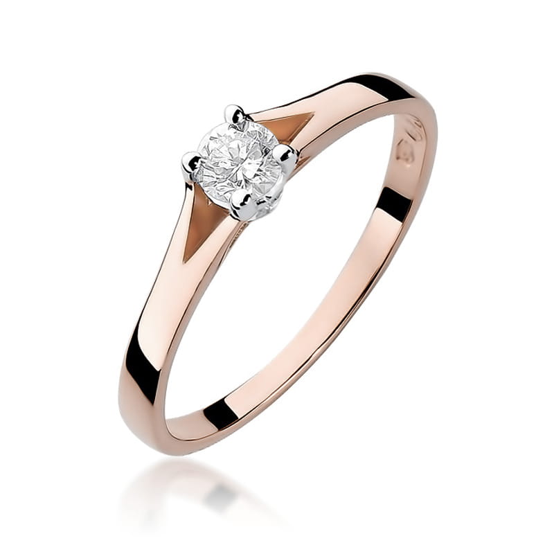 Inel Aur 14K cu Diamant Natural 0.20 ct, imaginea 8 din 11
