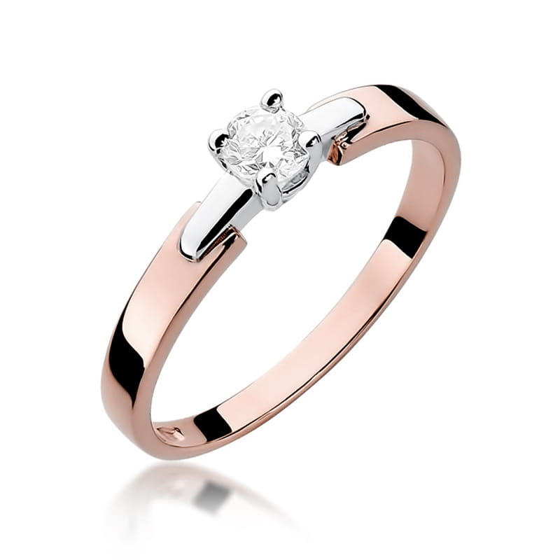 Inel Aur 14K cu Diamant Natural 0.20 ct, imaginea 8 din 11