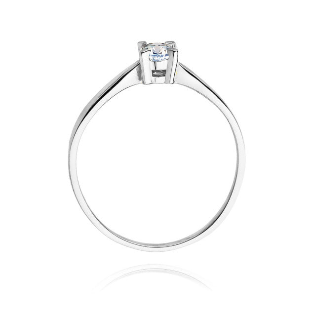 Inel Aur 14K cu Diamant Natural 0.20 ct, imaginea 6 din 11