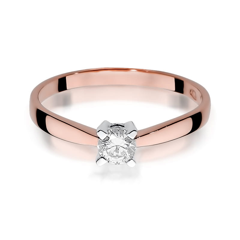 Inel Aur 14K cu Diamant Natural 0.20 ct, imaginea 9 din 11