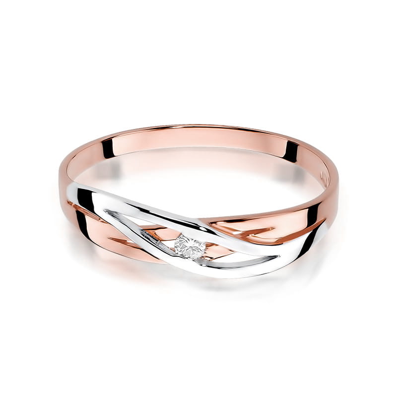 Inel Aur 14K cu Diamant Natural 0.05 ct, imaginea 9 din 11