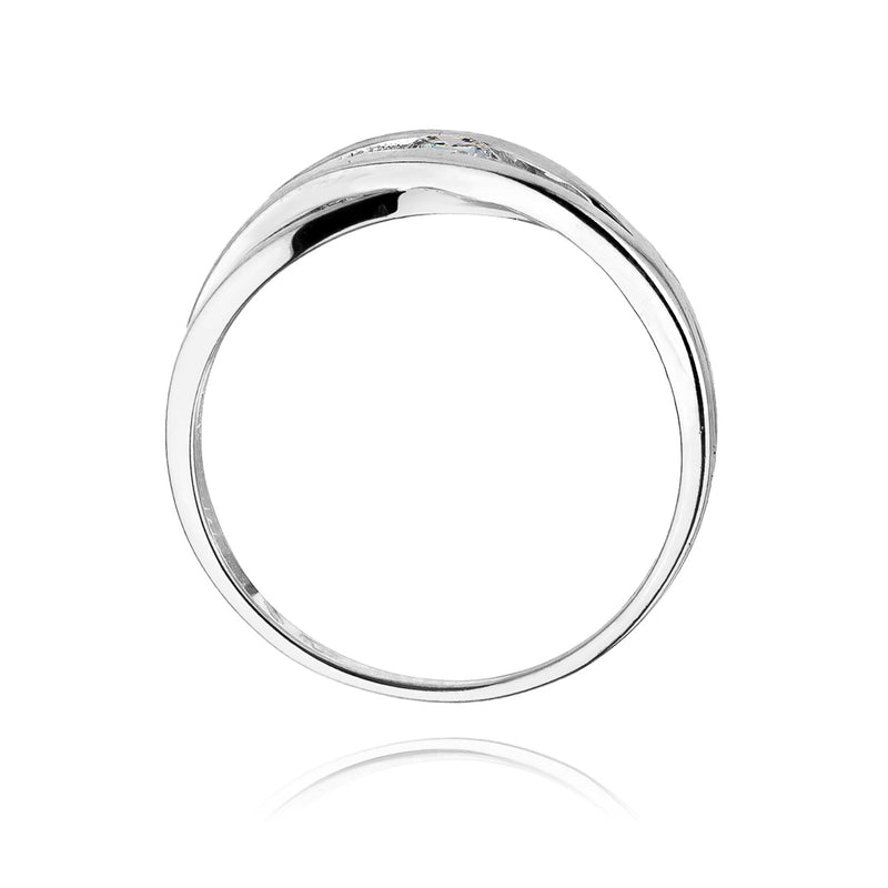 Inel Aur 14K cu Diamant Natural 0.10 ct, imaginea 6 din 11