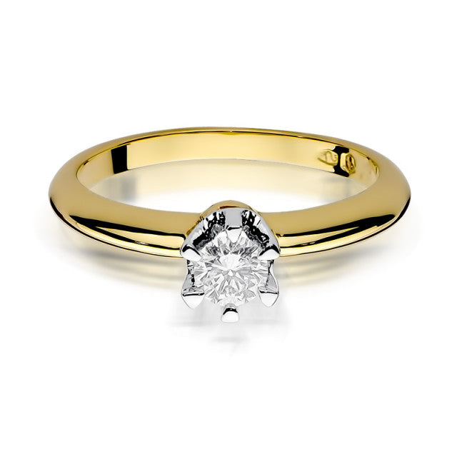 Inel Aur 14K cu Diamant Natural 0.30 ct, imaginea 2 din 11