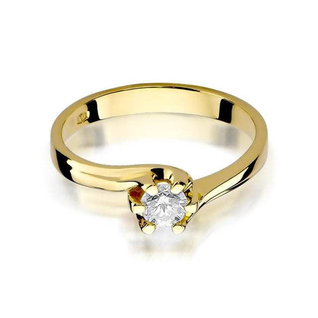 Inel Aur 14K cu Diamant Natural 0.30 ct, imaginea 2 din 11