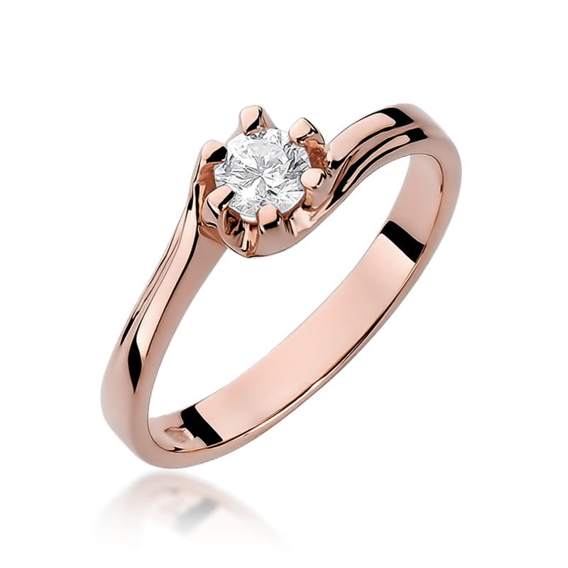 Inel Aur 14K cu Diamant Natural 0.30 ct, imaginea 8 din 11