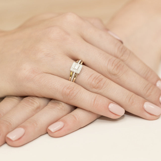 Inel Aur 14K cu Diamante Naturale 0.29 ct, imaginea 4 din 11