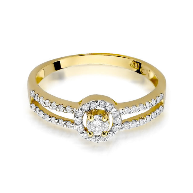 Inel Aur 14K cu Diamante Naturale 0.31 ct, imaginea 2 din 11
