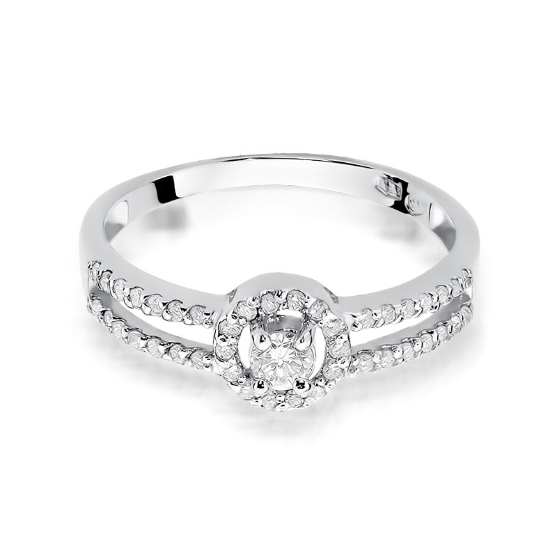 Inel Aur 14K cu Diamante Naturale 0.31 ct, imaginea 5 din 11