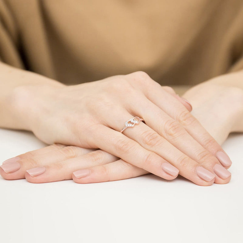 Inel Aur 14K cu Diamante Naturale 0.06 ct, imaginea 11 din 11