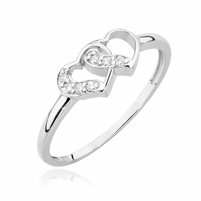 Inel Aur 14K cu Diamante Naturale 0.06 ct, imaginea 4 din 11