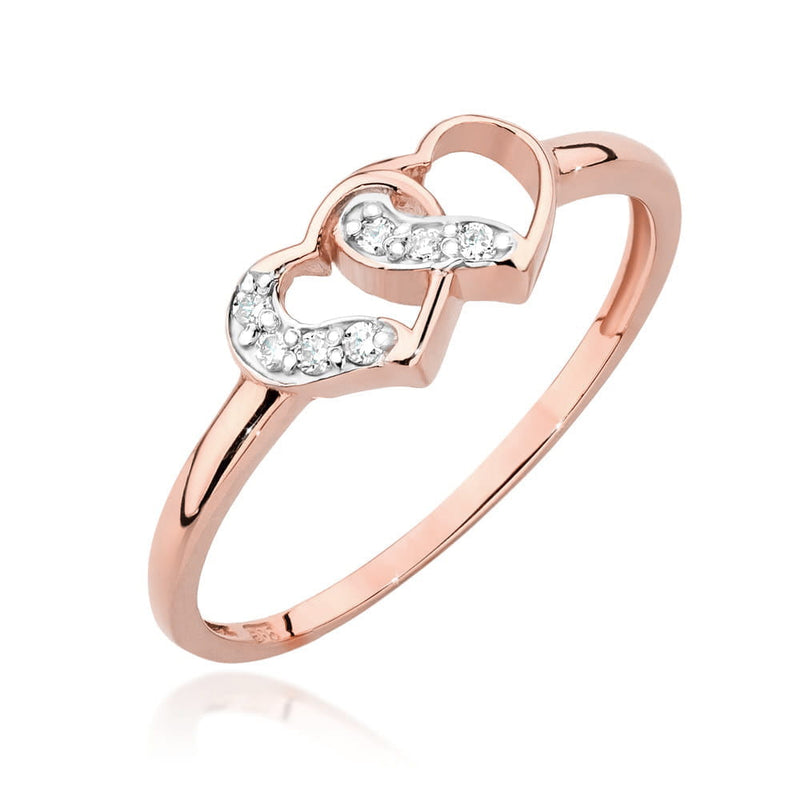 Inel Aur 14K cu Diamante Naturale 0.06 ct, imaginea 8 din 11